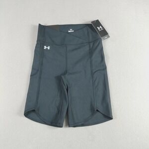 Under Armour Motion Crossover Bike Shorts Womens Small Fitted High Rise Athletic